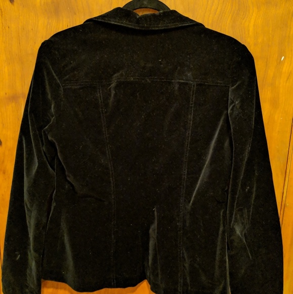 Black Suade Blazer - Picture 2 of 2